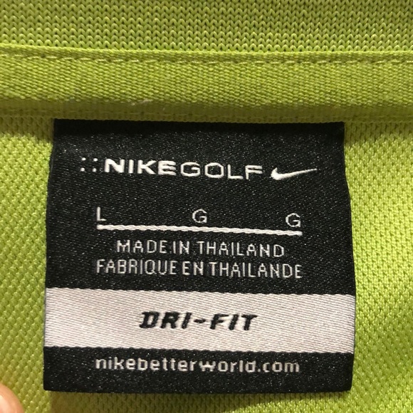 Nike Golf green polo size large - Picture 5 of 6